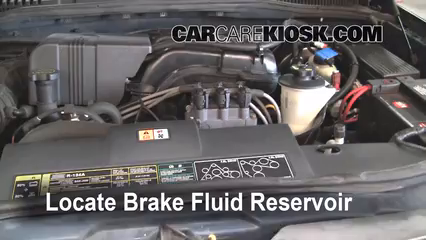 2002-2005 Ford Explorer Brake Fluid Level Check - 2002 Ford Explorer